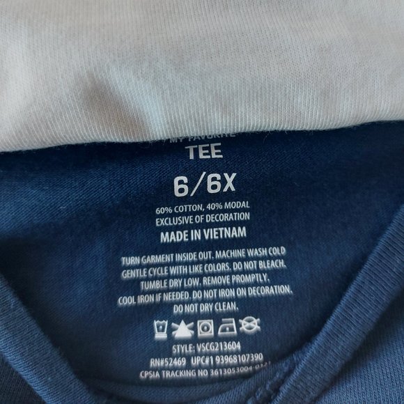 Set-Members Mark Girl's Long Sleeve 2 Pack My Favorite Tee - Picture 6 of 9